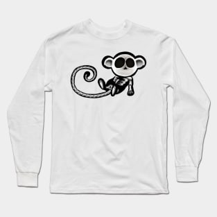 Skeleton monkey Long Sleeve T-Shirt